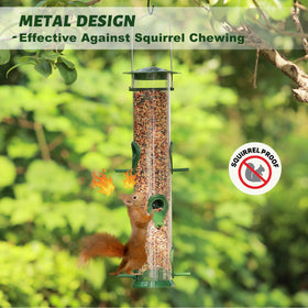 MIXXIDEA easy-clean bird feeder, ideal for gifting.