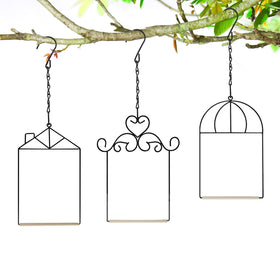 MIXXIDEA hummingbird perch with metal frame for a durable garden resting spot