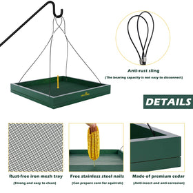 MIXXIDEA mesh seed platform shows quick drainage while keeping seeds contained.