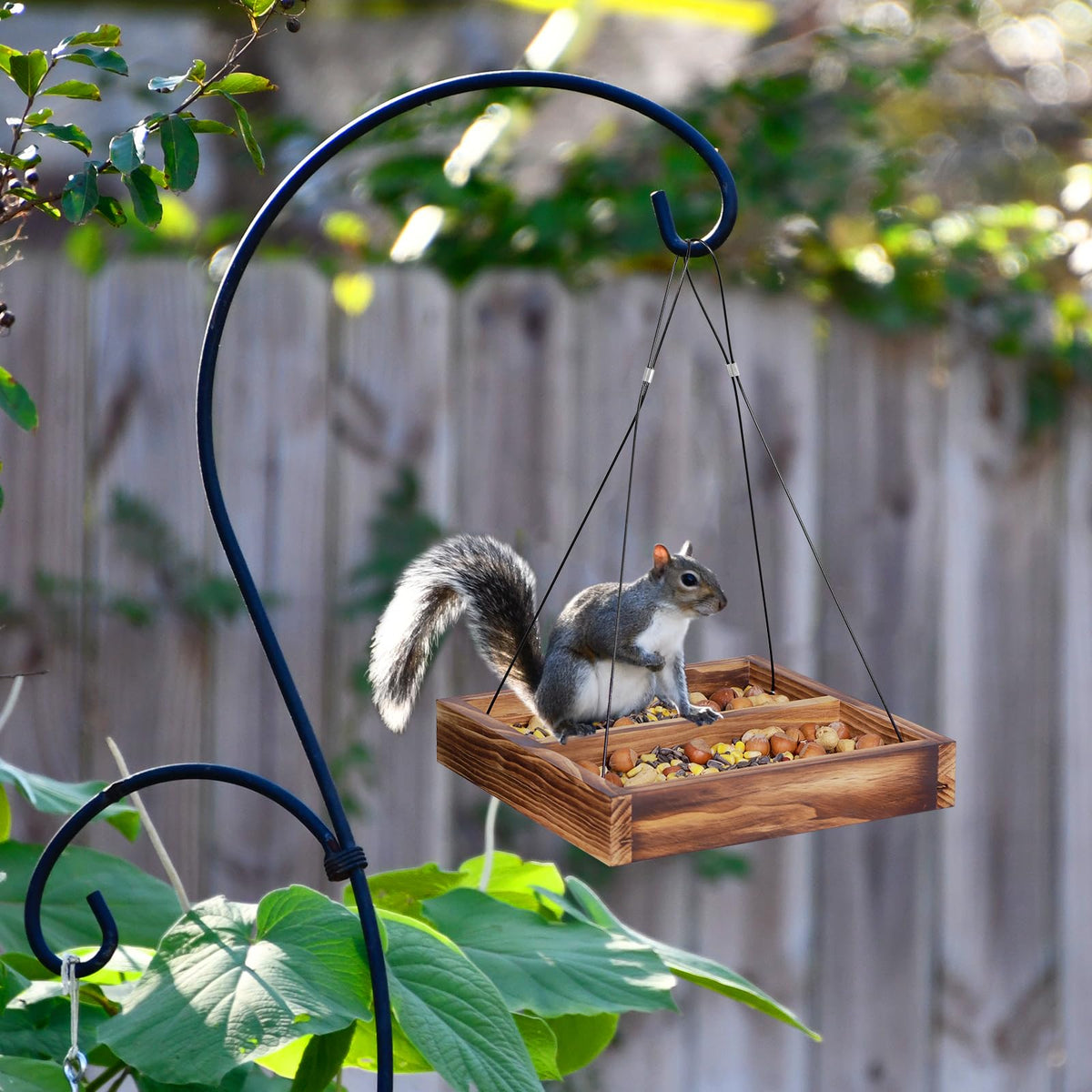 MIXXIDEA outdoor bird watching platform enhances garden décor and invites wildlife