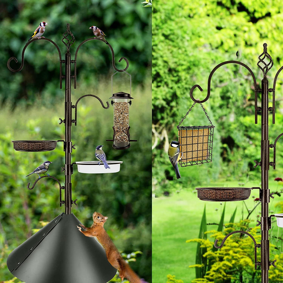 MIXXIDEA garden setup supports birdwatching from patio or yard.