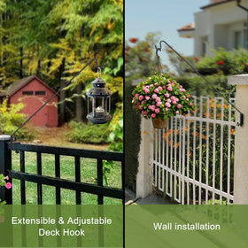 MIXXIDEA rail hanger keeps bird feeders steady on deck rails