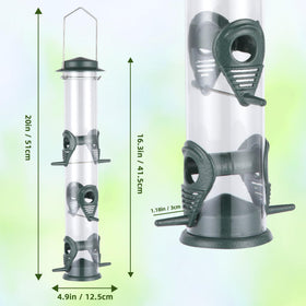 MIXXIDEA squirrel-resistant shell protects seed while attracting birds