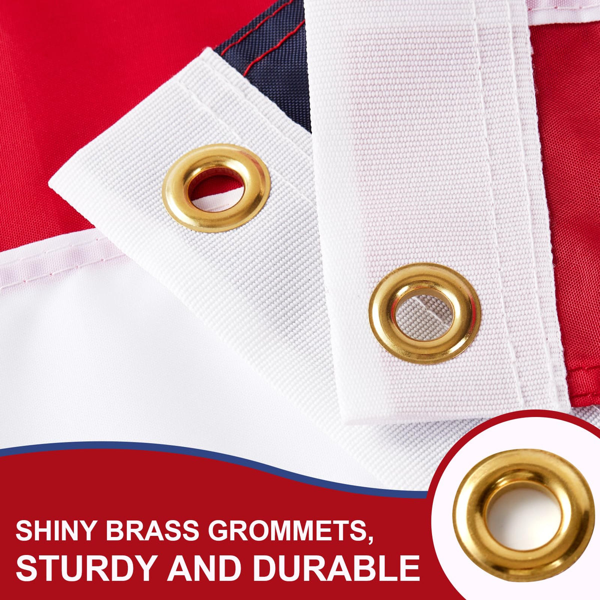 MixOra weather-resistant flag fabric resists sun and rain for lasting color