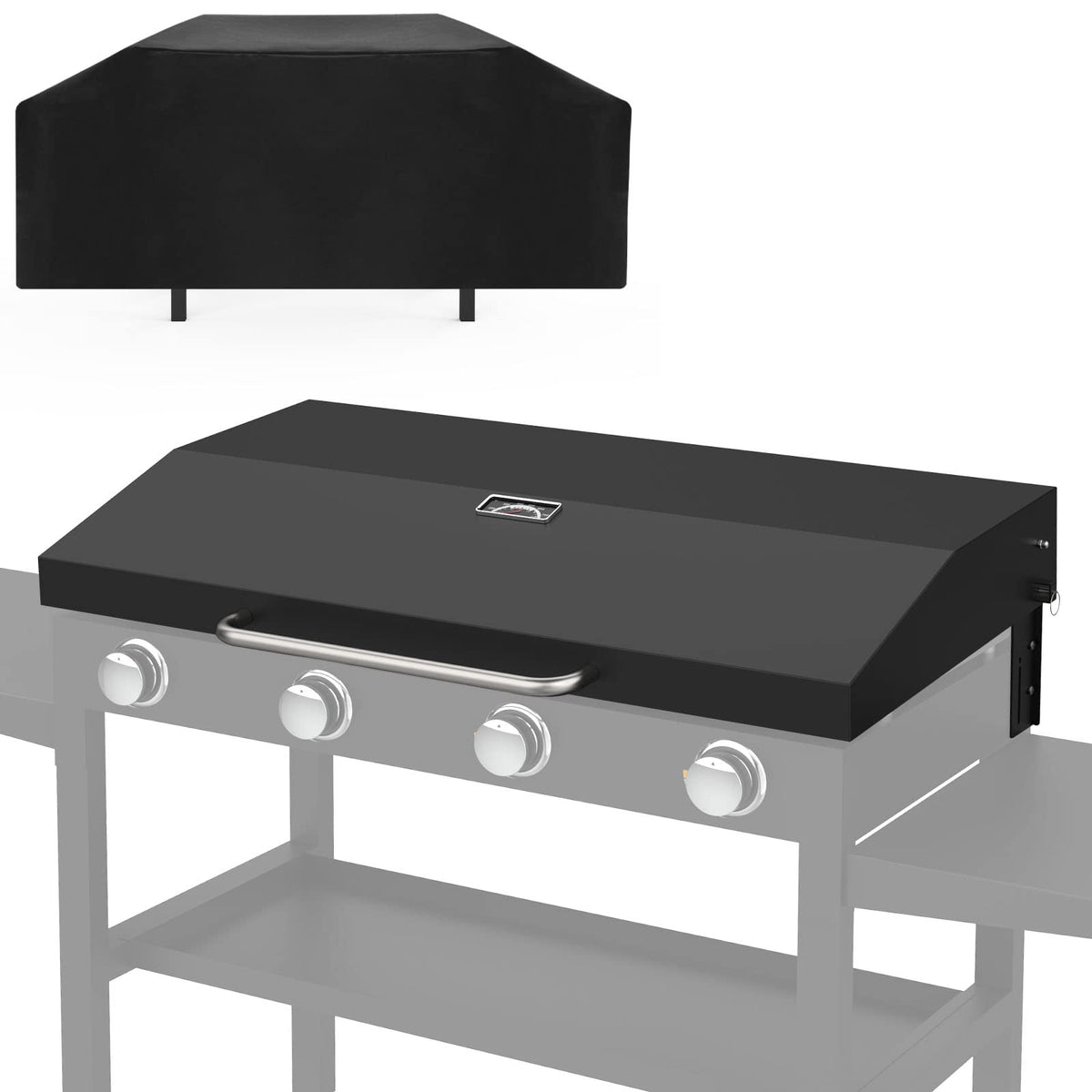 MixRBBQ 2026 upgraded lid for 36-inch Blackstone griddle ensures a secure fit and smooth operation.