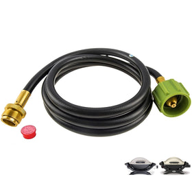 MixRBBQ adapter hose for Weber Q-series with 6ft length, ideal for extended grilling sessions