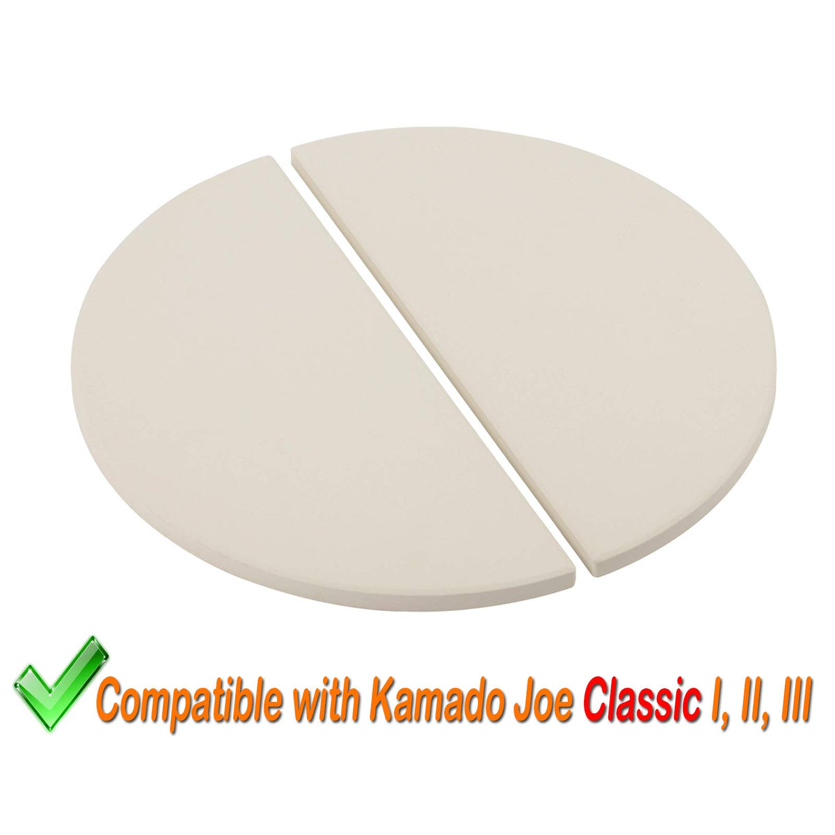 MixRBBQ ceramic deflectors fit Kamado Classic I-III for versatile cooking