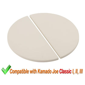 MixRBBQ ceramic deflectors fit Kamado Classic I-III for versatile cooking