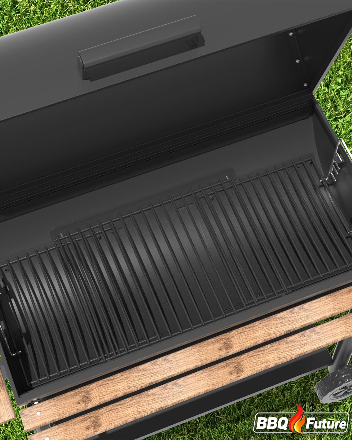 MixRBBQ rust-resistant finish supports long-term grill use