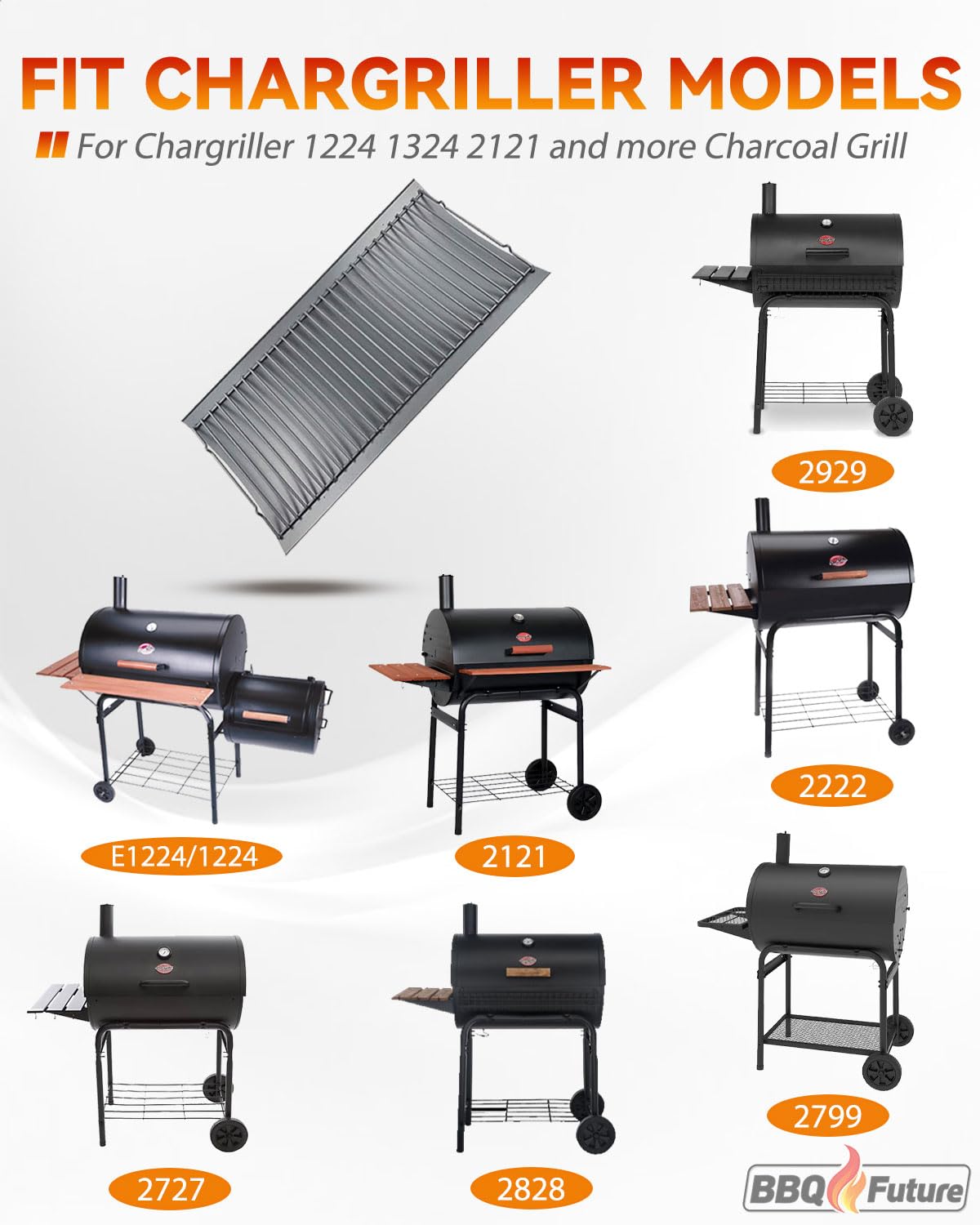 Two MixRBBQ fire grate hangers included in the pack