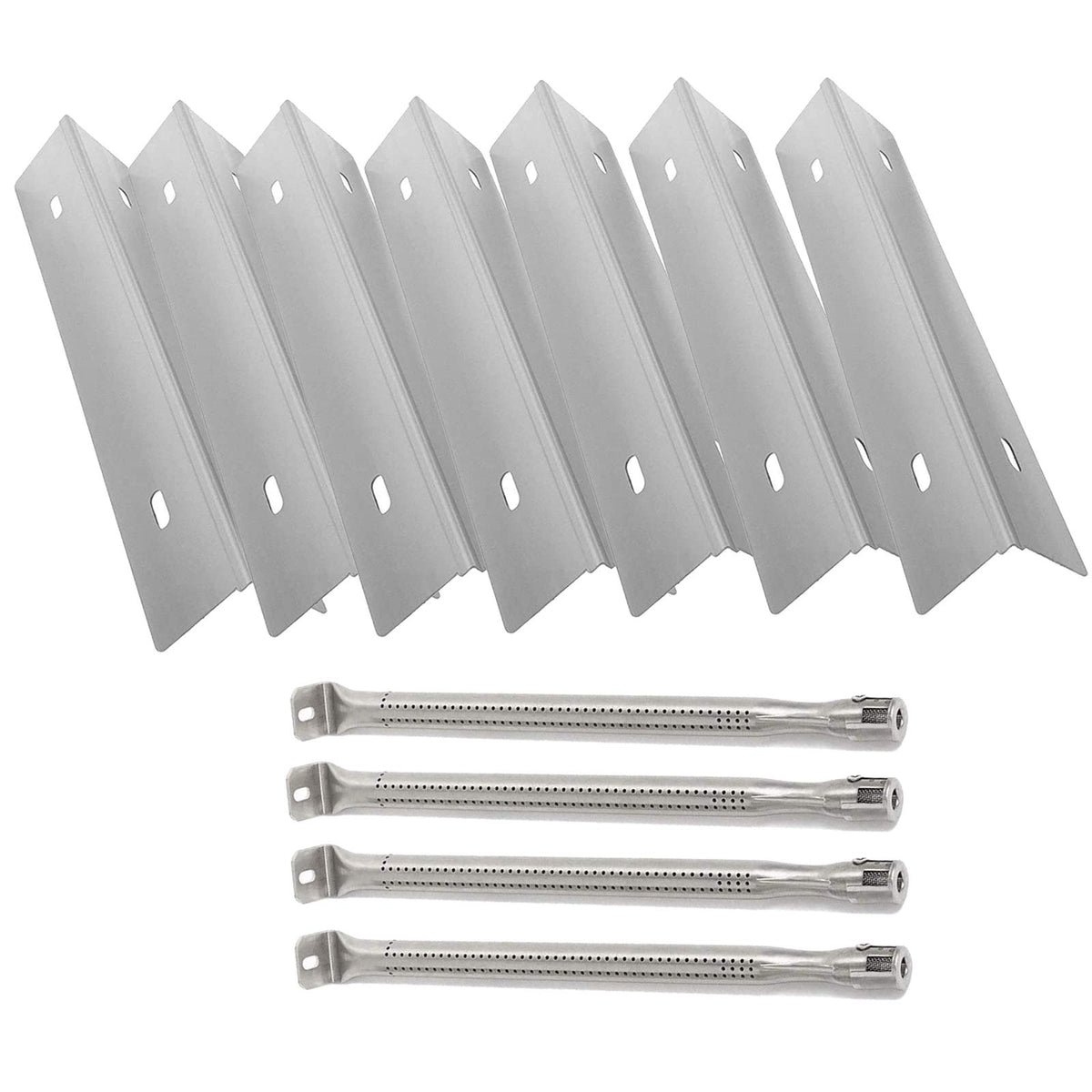 MixRBBQ heat plates 7-pack provide even heat for Napoleon Rogue and Prestige 500 grills.
