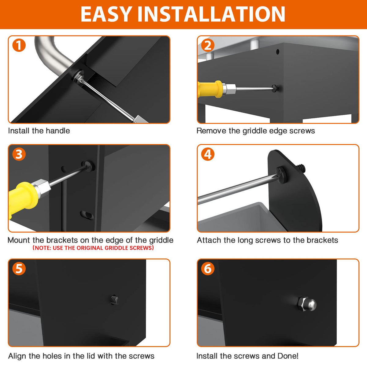 MixRBBQ included install accessories simplify setup for a quick upgrade.