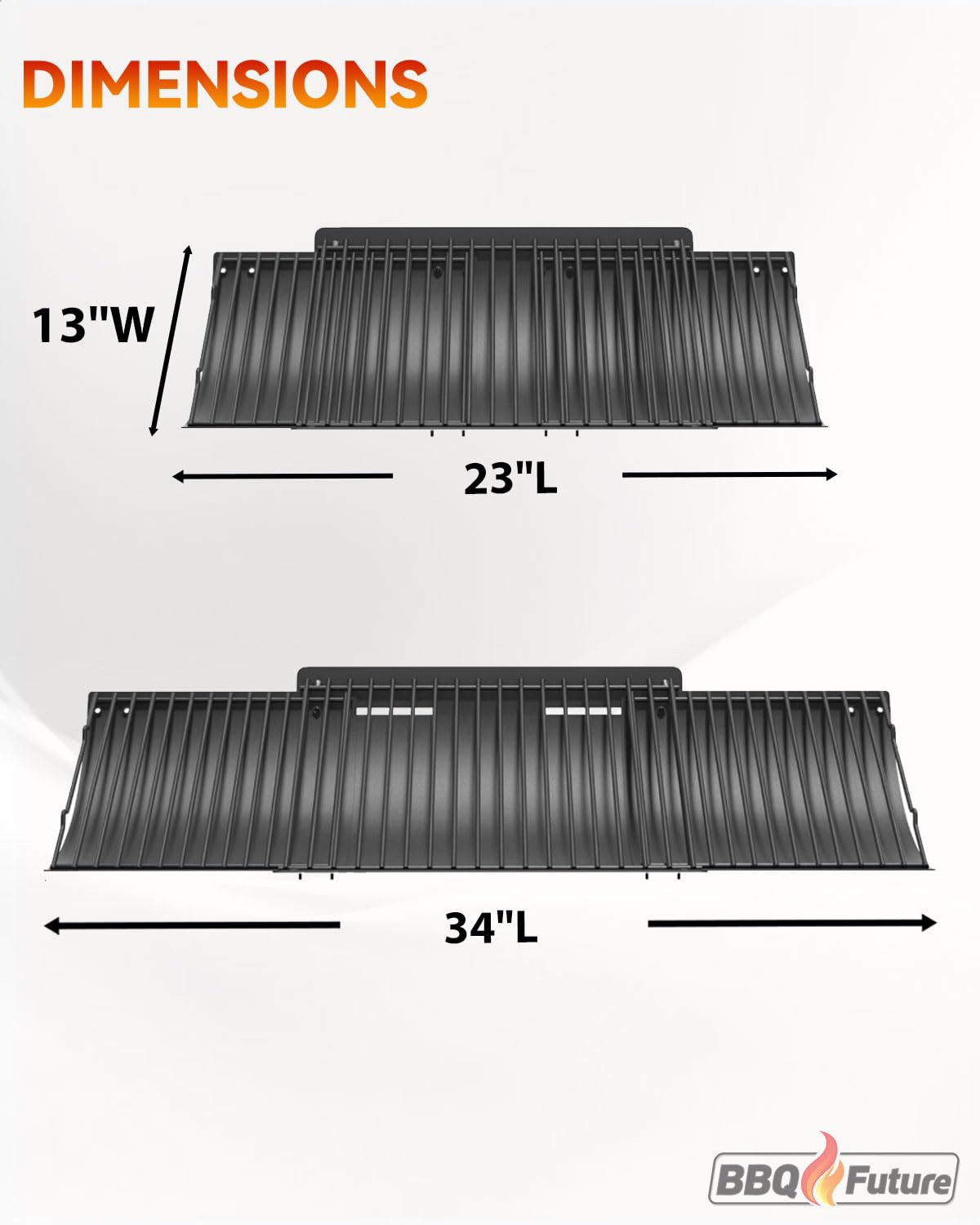 MixRBBQ porcelain-coated steel ensures durability and rust resistance