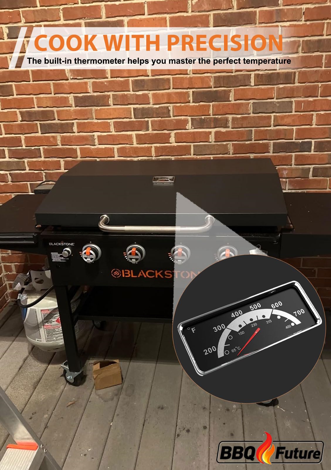 MixRBBQ reinforced hinge system provides durable, easy opening during busy grilling sessions.