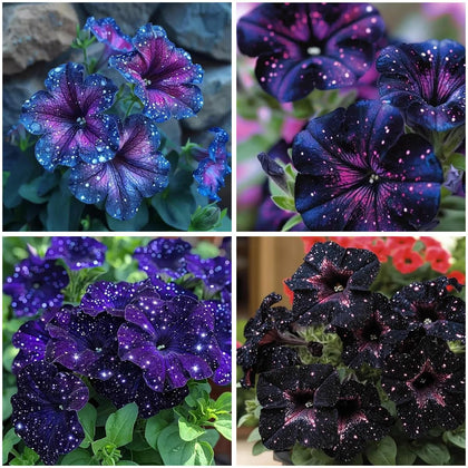 Mixrug 247+ rare perennial petunia seeds pack to jumpstart colorful garden display