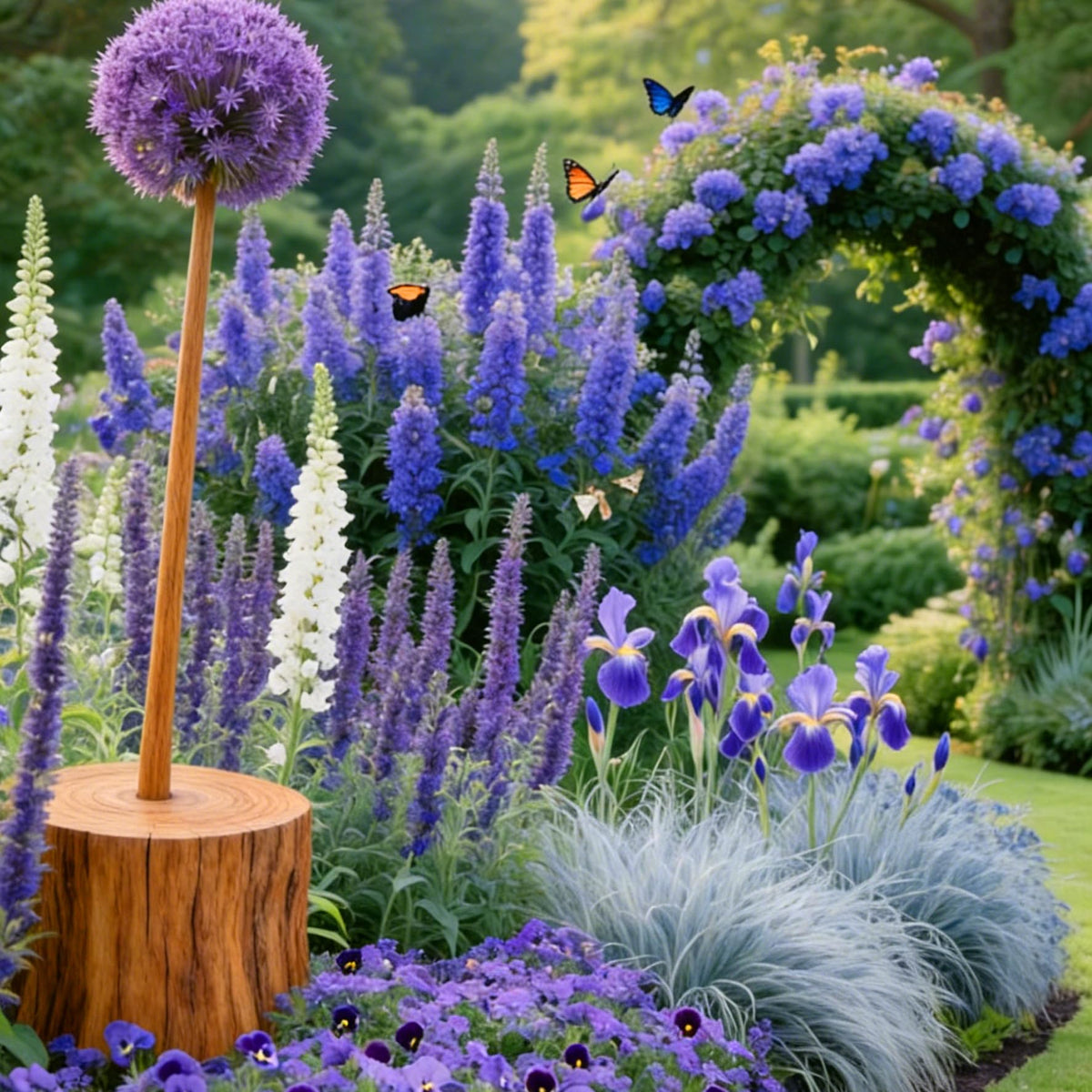 Mixrug butterfly bush seeds open-pollinated variety supports biodiversity in home gardens.
