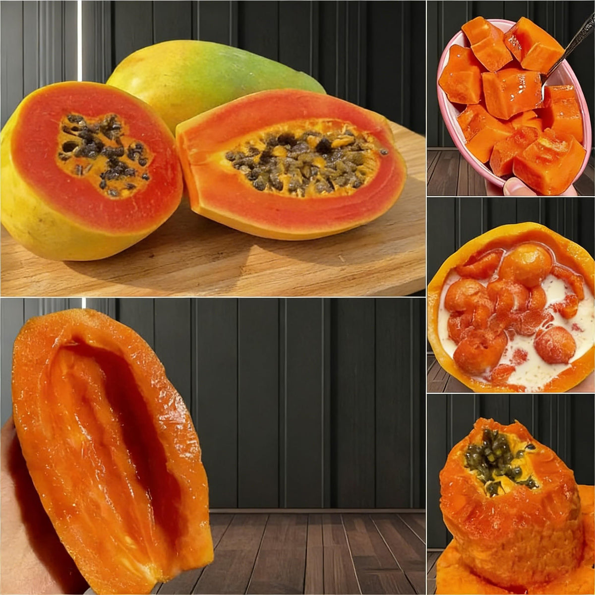Mixrug drought-tolerant papaya plants thrive in dry, rocky or sandy soils.