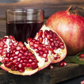 Mixrug Dwarf Pomegranate ripe fruit showcases sweet, juicy harvest for desserts.