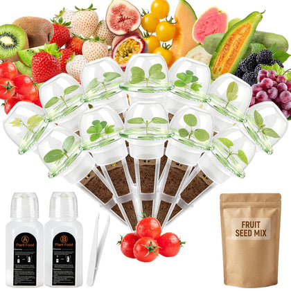 Mixrug hydroponic fruit seed pod kit overview for indoor fruit gardening.
