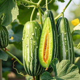 Mixrug Orangic Horned Melon seeds packaging for beginner-friendly planting