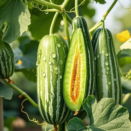 Mixrug Orangic Horned Melon seeds packaging for beginner-friendly planting