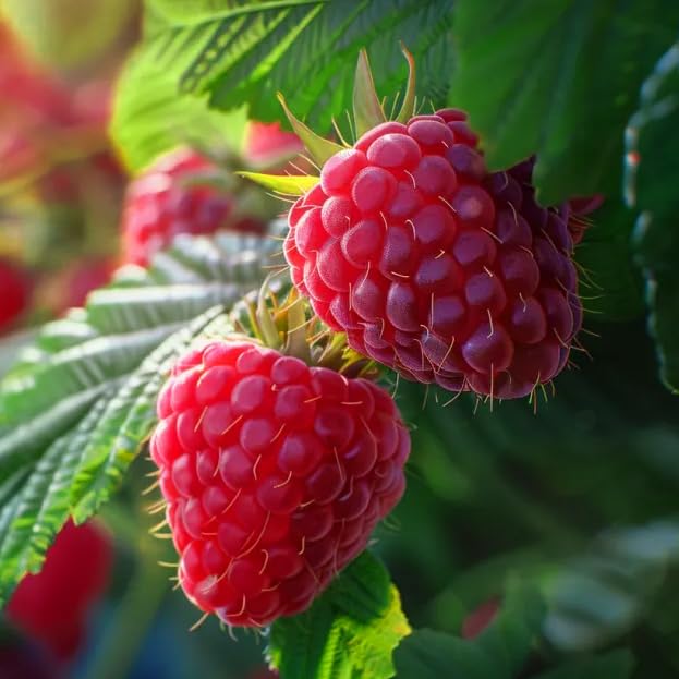 Mixrug Raspberry Seeds fragrant flowers attracting pollinators in the garden