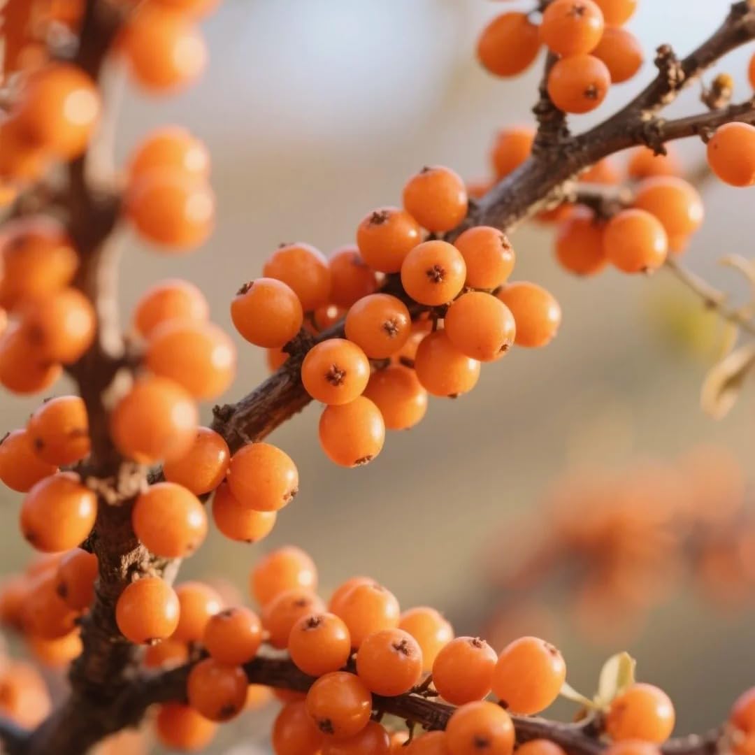 Mixrug sea buckthorn seeds pack shows 30 seeds for home planting
