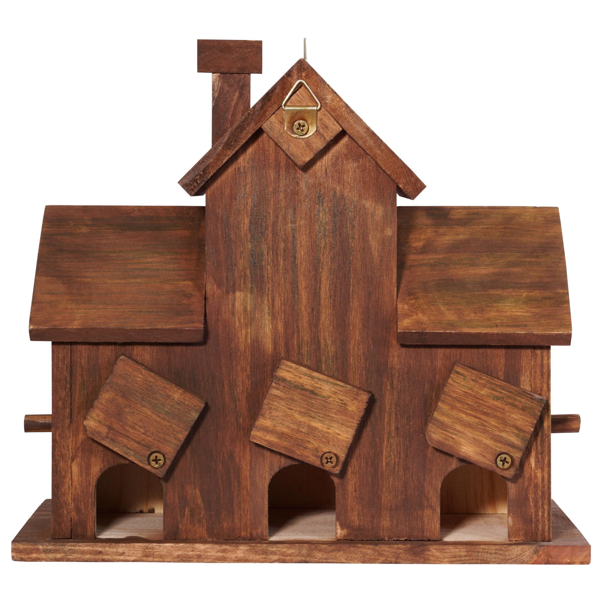 MIXUMON Bird house cleaning door in front for easy maintenance