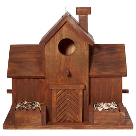 MIXUMON Garden display bird house integrated into greenery