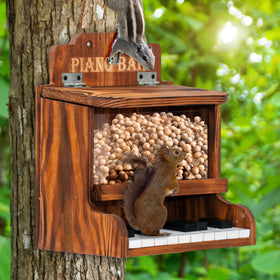 MIXUMON sliding clear panel access keeps feed dry and visible.