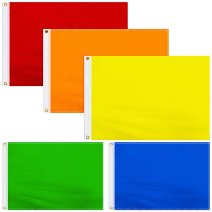 Mixweer 2x3ft solid color flag for outdoor display and decorative versatility