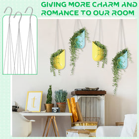 Mixweer bendable design wire hangers ready to fit various pot heights.