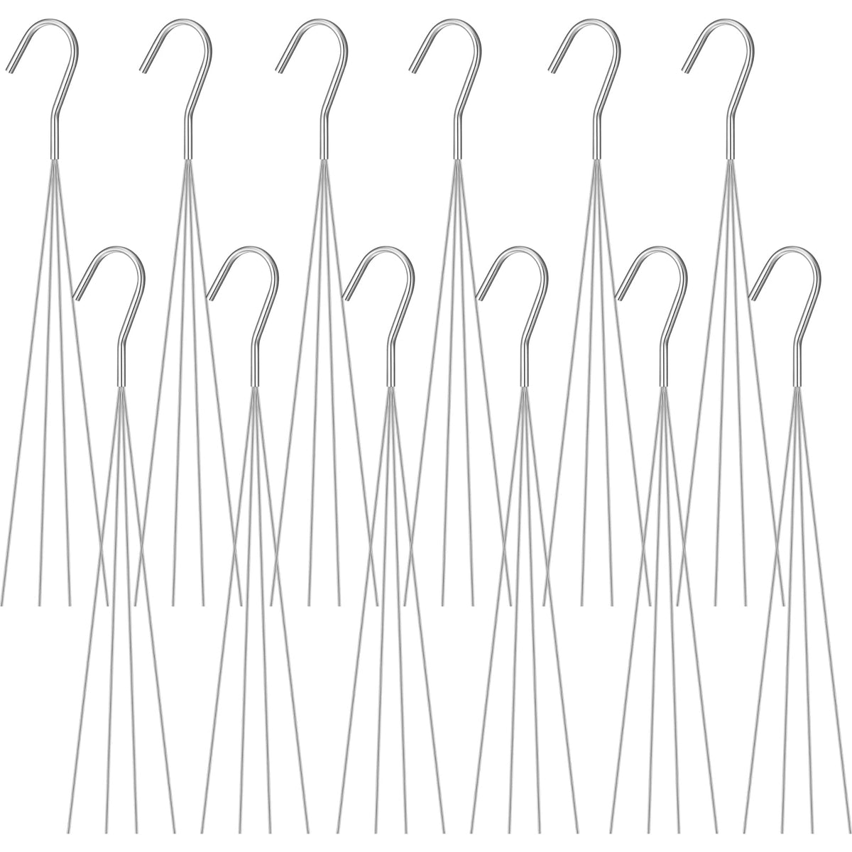 Mixweer easy-installation wire hangers suited for indoor-outdoor use.