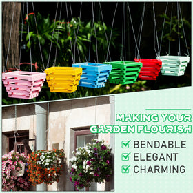 Mixweer indoor-outdoor plant hangers ideal for patios and greenhouses.