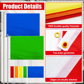 Mixweer outdoor garden flag set ideal for lawn and festival decoration