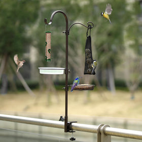 MIXXIDEA Deck Bird Feeding Station suet feeder attracts insect eating birds
