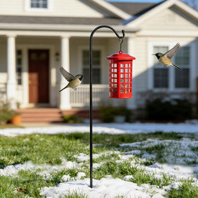 MIXXIDEA multi-use outdoor hook suitable for hanging baskets and decorations.