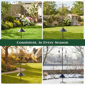 MIXXIDEA sturdy metal pole delivers lasting outdoor support