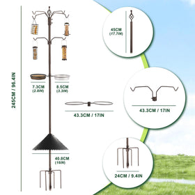 MIXXIDEA suet cage keeps treats accessible to woodpeckers and nut lovers
