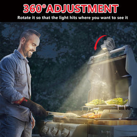 MIYOLO outdoor grill light is rainproof and heat-resistant for all weather grilling