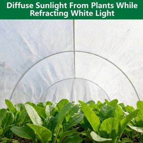 Mizelu shade cloth fits gardens, balconies, and greenhouses.