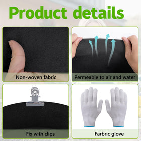 Mizelu gardening gloves pair for comfortable, clean setup and handling.