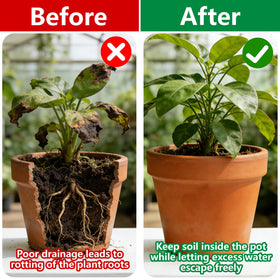 Mizelu indoor outdoor drainage disc works across pots and planters.