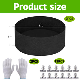 Mizelu 12-pack clips securing edges for quick, stable liner installation.