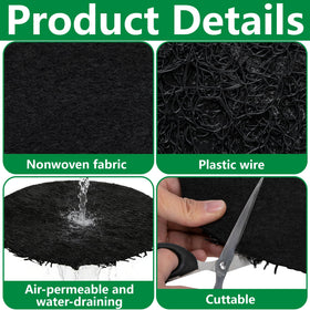 Mizelu reusable drainage disc withstands outdoor use while protecting root zones.