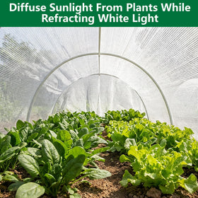 Mizelu shade cloth used in garden and balcony setups for cooler, ventilated plants.