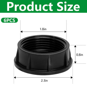 Mizelu sprinkler head cap threaded design close-up highlighting durable construction