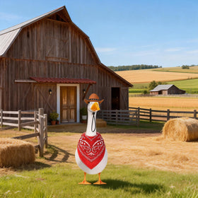 Mizlay goose costume fits standard 43–58 cm geese for easy dressing.