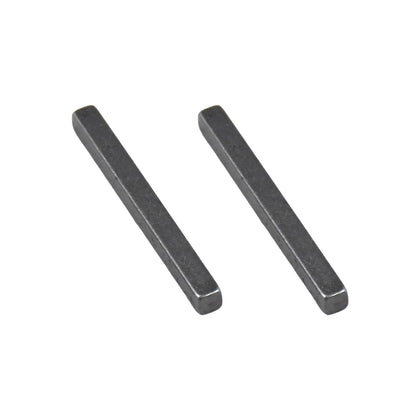 Mizoneparts rear wheel axle square key 2-pack secures mower wheels quickly