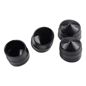 Rubber hub cap from Mizoneparts protecting wheel hub from debris